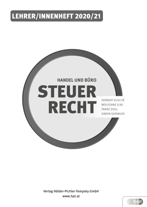 Steuerrecht für Handel und Büro, Lehrerheft