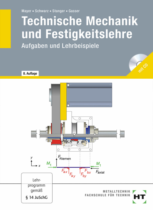 Technische Mechanik Und Festigkeitslehre - Aufgaben Und Lehrbeispiele ...