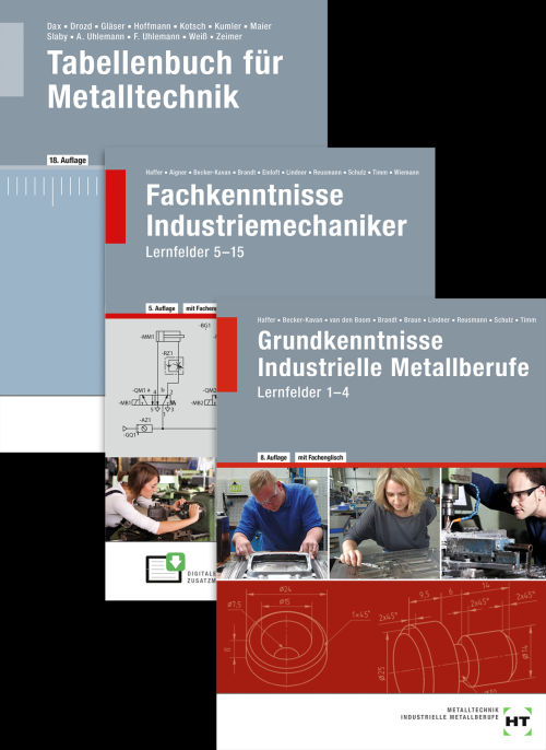 Der Industriemechaniker / Paket (bestehend aus: Lernfelder 1-15 + Tabellenbuch)