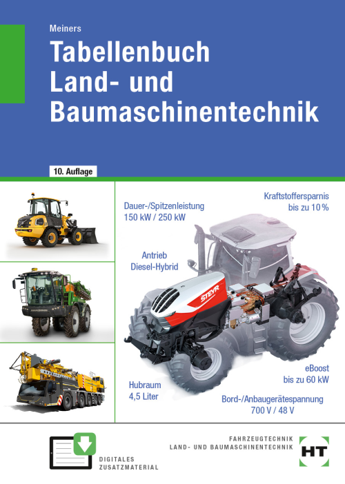 Tabellenbuch Land- und Baumaschinentechnik eBook inside